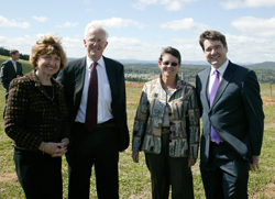 Left: Sherry McArdle-English, Ambassador of Sweden Sven-Olof Peterssen, Mrs Anita Peterssen and Mr Chris Latham