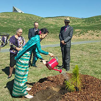 Her-Excellency-Daw-Aung-San-Suu-Kyi-watering