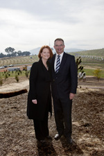 Prime Minister Julia Gillard with Chief Minister Jon Stanhope MLA